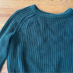 American Apparel Green Crew Neck Sweater